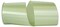 Florist Ribbons --- 4 inch x 50 yards --- Satin / Acetate Supreme Cooler Ribbon -- Mint Color